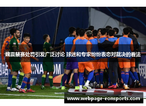 魏震禁赛处罚引发广泛讨论 球迷和专家纷纷表态对裁决的看法